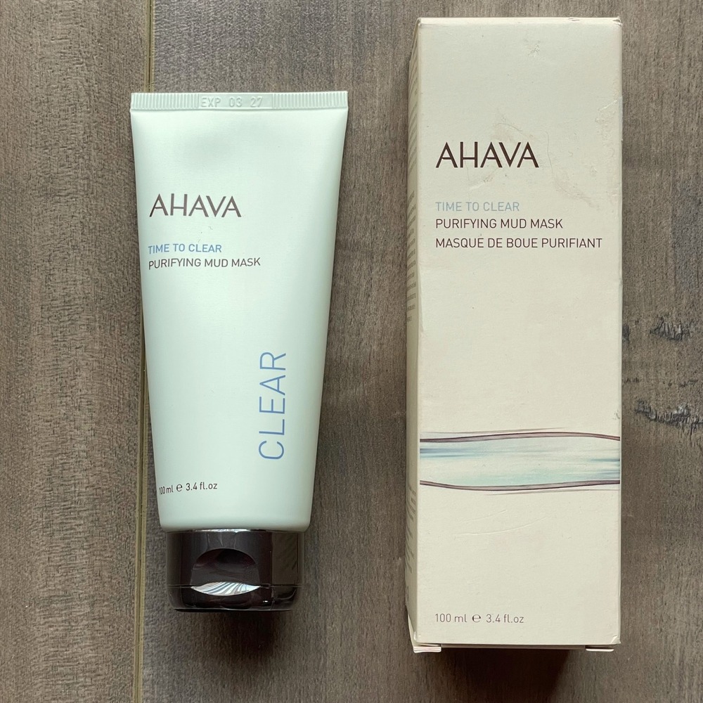 AHAVA Purifying Mud Mask NIB 3.4 fl oz Face Skin Cleanse‎ Purify